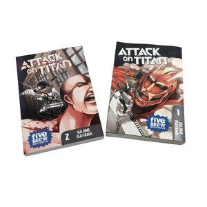 ATTACK ON TITAN MANGAS VOL 1 & VOL 2 BY HAJIME ISAYAMA